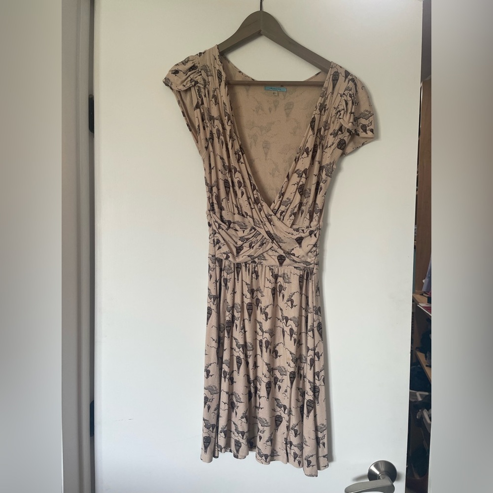 Anthropologie dress with hot air balloons